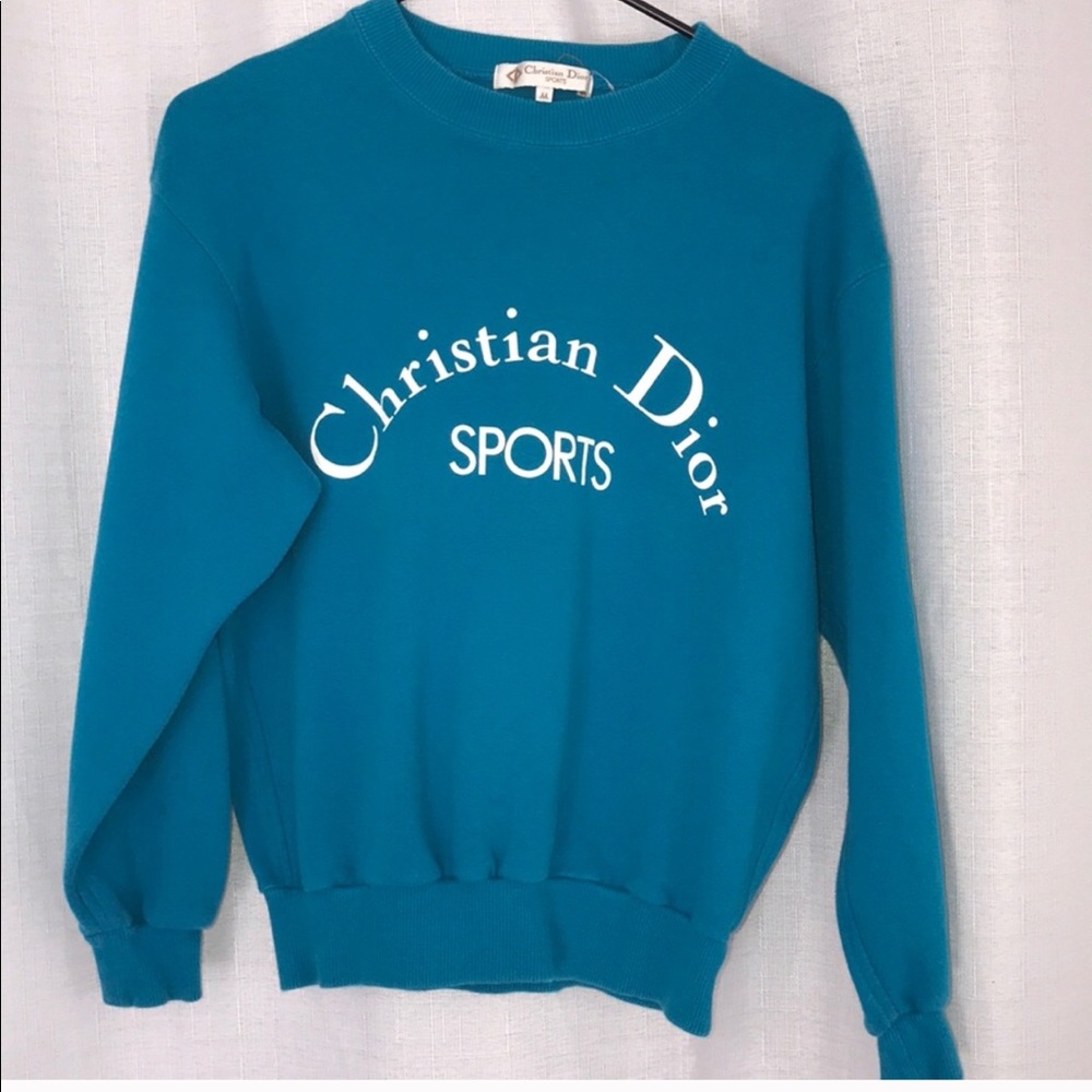 (SOLD) Authentic Christian Dior Sports Sweatshirt - Picture 1 of 6